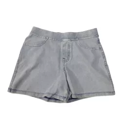   146-os kék sztreccs lányka farmer rövidnadrág, short - H&M