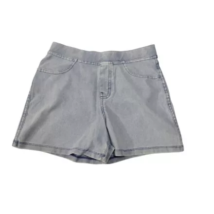 146-os kék sztreccs lányka farmer rövidnadrág, short - H&M
