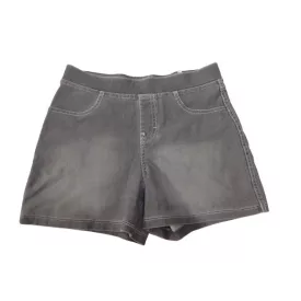   146-os szürke sztreccs lányka farmer rövidnadrág, short - H&M