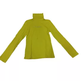   152-es banánsárga garbónyakú pamutfelső lánynak - Benetton