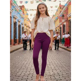 140-es mályvaszínű leggings - Pocopiano