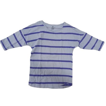 158-as kék csíkos feles ujjú felső - H&M