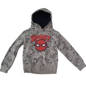 122-es szürke kapucnis pulóver - Pókember - Spiderman 