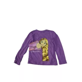 128-as lila flitteres pamutfelső - Aranyhaj - Disney