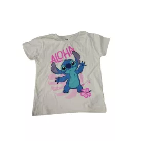 128-as fehér lány póló - Lilo & Stitch - Disney