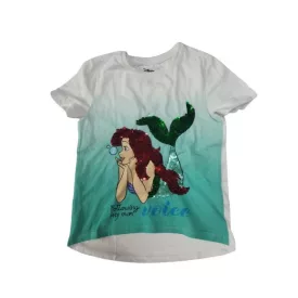   128-as fehér-zöld átfordítható flitteres póló - Ariel - Disney - Sinsay