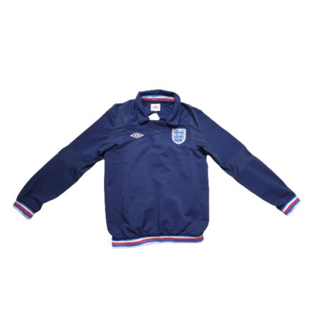 146-os kék szabadidőfelső, focis pulóver - Umbro