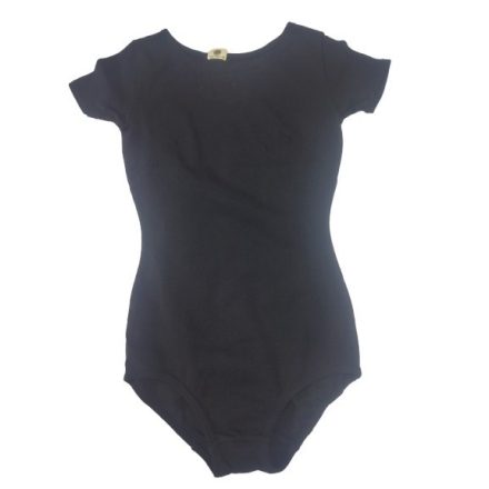 Női M-es fekete rövid ujjú tornadressz, tornaruha