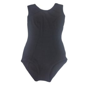 Női 2-3XL-es fekete ujjatlan tornadressz, tornaruha