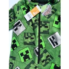 98-104-es Minecraft gyerek hosszú pizsama, kezeslábas pizsama, háziruha, overall - ÚJ