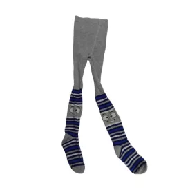 122-128-as szürke csíkos harisnyanadrág