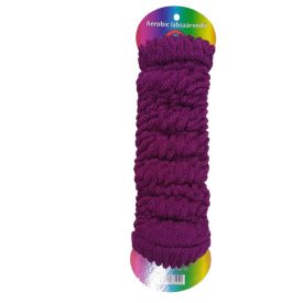   Női vagy nagylány mályvaszínű kötött lábszárvédő - ÚJ