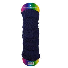   Női vagy nagylány sötétkék kötött lábszárvédő - ÚJ