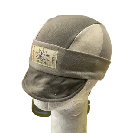 48-50 cm-es fejre drapp-khaki pamut sapka - ÚJ