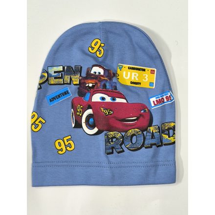 50-52 cm-es fejre kék pamutsapka - Verdák - Cars - ÚJ