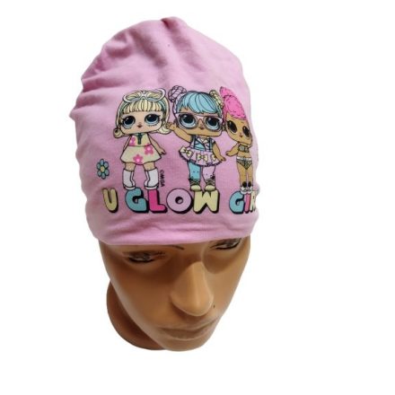 54 cm-es fejre rózsaszín pamut sapka - L.O.L Surprise