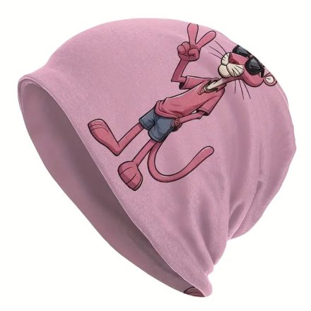 Pink Panther rózsaszín beanie sapka - Rózsaszín párduc - ÚJ