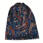 Női kék paisley mintás multifunkciós beanie sapka vagy sál - ÚJ 