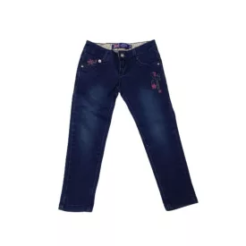 98-as kék virágos farmernadrág - Grace