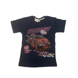 110-es kék villogó autós póló - ÚJ