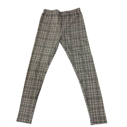 170-176-es szürke kockás sztreccs nadrág - Page One Young