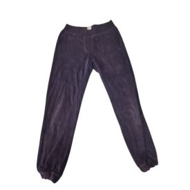   140-146-os lila plüss nadrág, bársony szabadidőnadrág - Tezenis