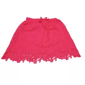 122-es neonpink csipkerátétes szoknya - Pepco