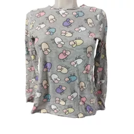 152-158-as szürke báránykás pamutfelső - Tezenis