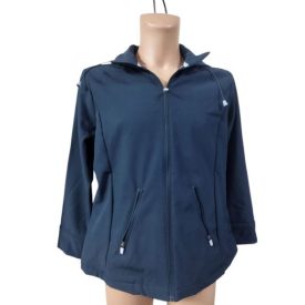   Női 3XL-es sötétkék polárral bélelt átmeneti dzseki, kabát - Beloved