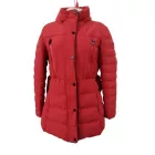 Női M-es piros vastag, meleg téli dzseki - Retro Jeans