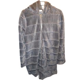 Női M-es szürke szőrmés kardigán-kabát - Beloved