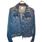 Női M-es kék szaggatott farmerdzseki - Zara