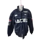 Férfi XXS-es fekete vászon motoros kabát, dzseki - H&M