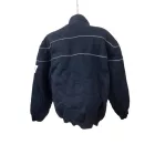 Férfi XXS-es fekete vászon motoros kabát, dzseki - H&M