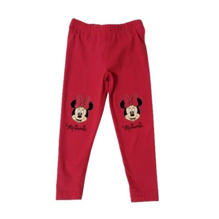98-as piros leggings - Minnie Egér - Disney - ÚJ
