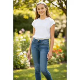134-es kék lányka farmernadrág - H&M