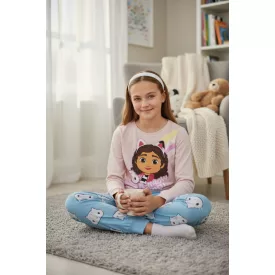   134-es rózsaszín-kék pizsama - Gabby's Dollhouse - Gabi babaháza