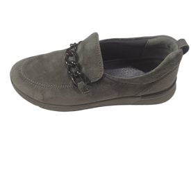   Női 39-es (6-os, 6G) szürke bőr blebújós cipő - Medicus