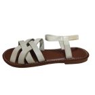 36-os fehér lapos talú szandál - ÚJ