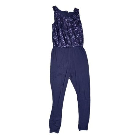 170-es kék flitteres playsuit, jumpsuit - H&M