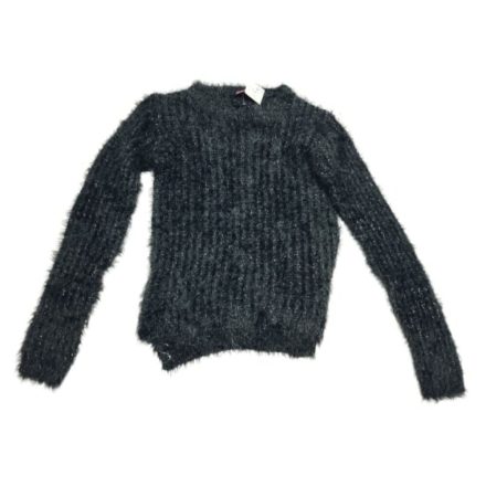 146-152-es szürke szőrmés pulóver - Y.F.K.