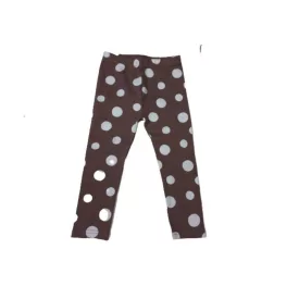   98-as barna-fehér pöttyös leggings, őzike jelmezhez is jó - So Cute - ÚJ