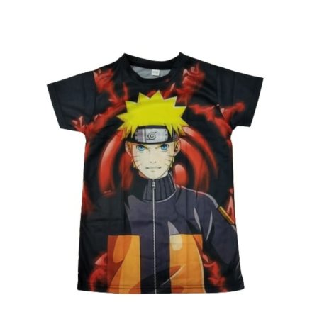 134-es fekete fiú póló - Naruto - ÚJ