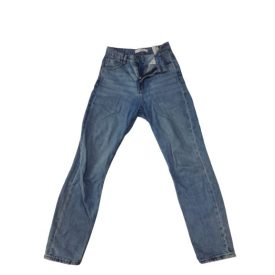   Női S-es kék bőszárú magasderekú farmernadrág - Reserved