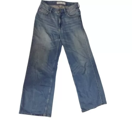 Női XS-es kék bőszárú farmernadrág - Bershka
