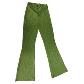 Női S-es zöld trapézszárú retro nadrág - H&M