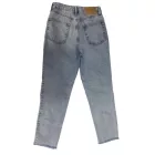Női S-es koptatott kék szaggatott farmernadrág - H&M