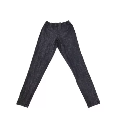Női S-es fekete farmer hatású leggings - Esmara
