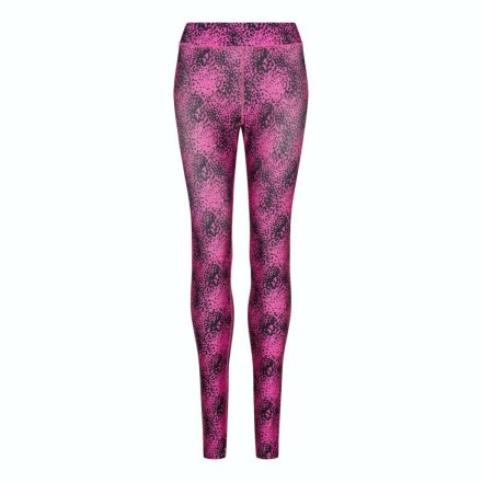 Női XS-es fekete-pink mintás sportnadrág, leggings - Just Cool - ÚJ