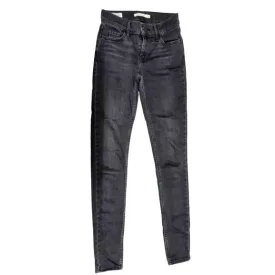   Női 24-es fekete farmernadrág - Levi Strauss & Co 710 Super Skinny